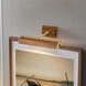 Winchfield 80 watt 17.5 inch Aged Brass and Oak Picture Light Wall Light